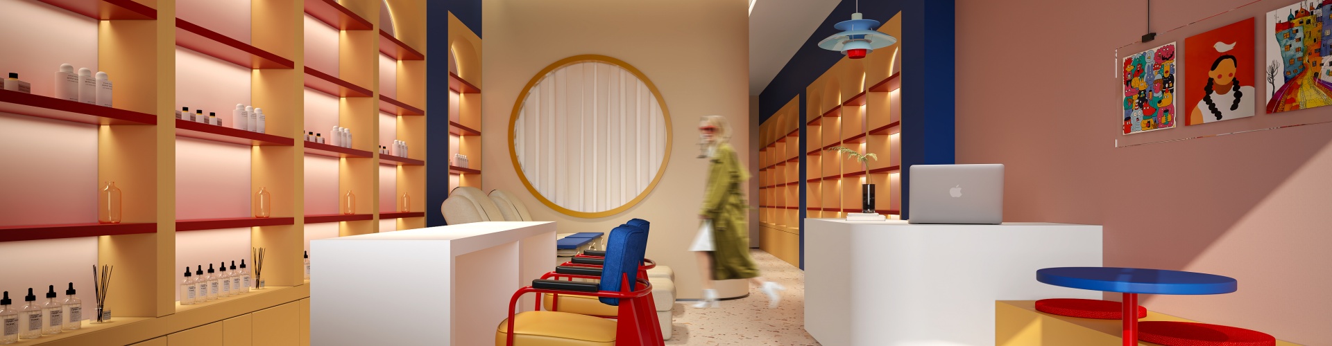 美甲店装修设计