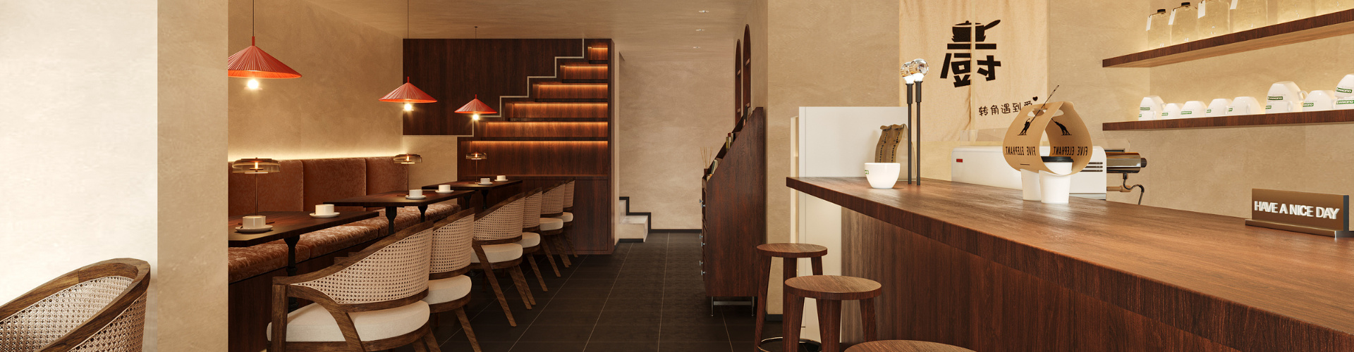 咖啡奶茶店装修设计