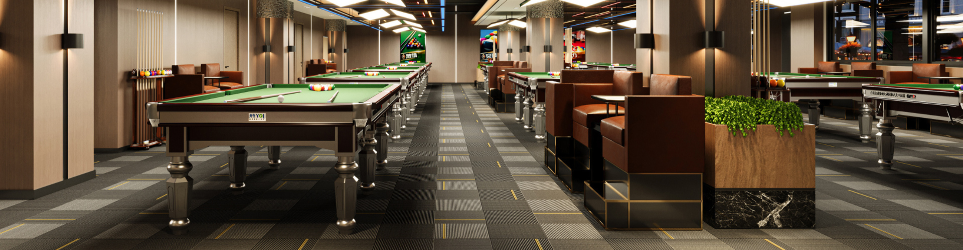 台球厅装修设计