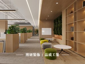 杭州办公室装修,小户型办公设计,博妍装饰,商业空间装修,办公室装修方案