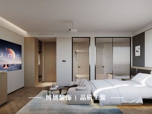 杭州酒店装修,氛围感酒店,博妍装饰,商业空间装修,工装公司