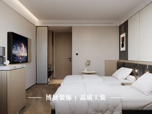 杭州酒店装修,氛围感酒店,博妍装饰,商业空间装修,工装公司