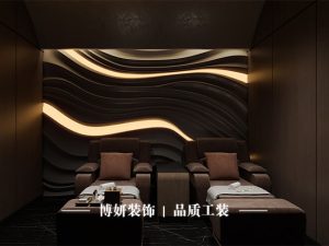 杭州足浴店装修,商业空间装修,足浴店氛围,工装施工