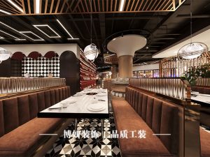杭州火锅店装修,商业空间装修,火锅店设计,工装施工