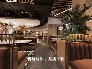 杭州火锅店装修,商业空间装修,餐饮空间设计,工装装修