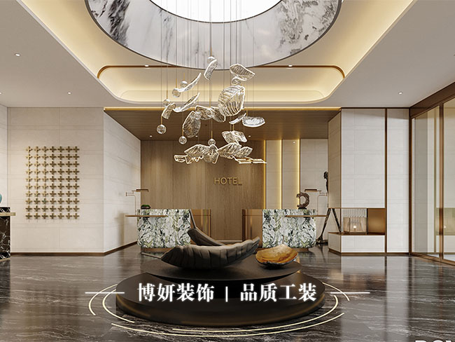 杭州精品酒店客房设计,商业空间装修,酒店客房施工,空间设计落地
