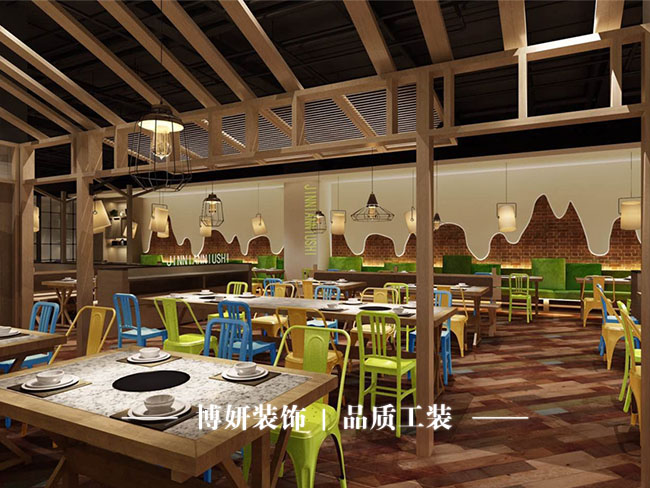 杭州网红火锅店,打卡点设计,商业空间装修,餐饮空间装修
