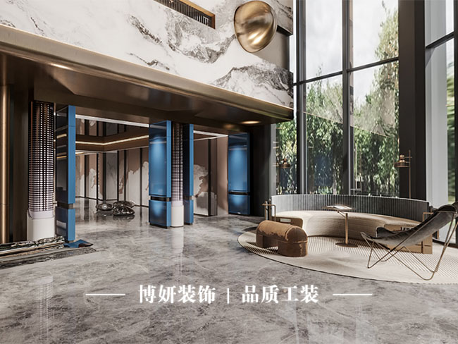 杭州精品酒店大堂设计,酒店大堂装修、商业空间装修,酒店工装施工