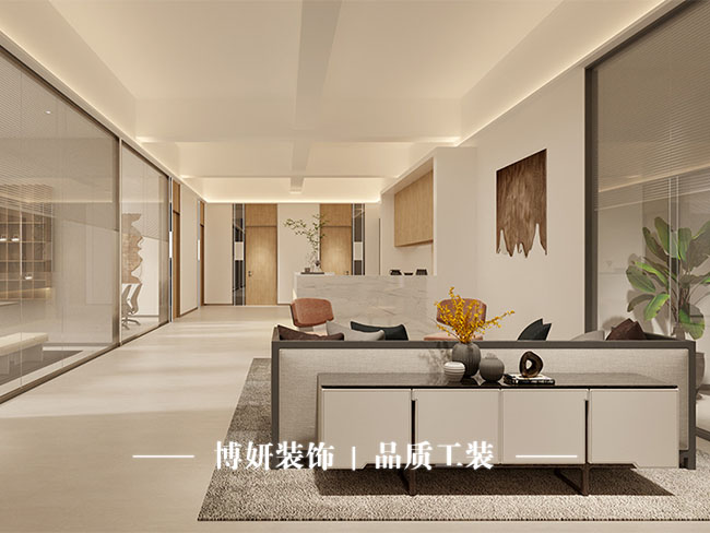 杭州创意园区办公室,开放式工位,隐私与交流,商业空间装修