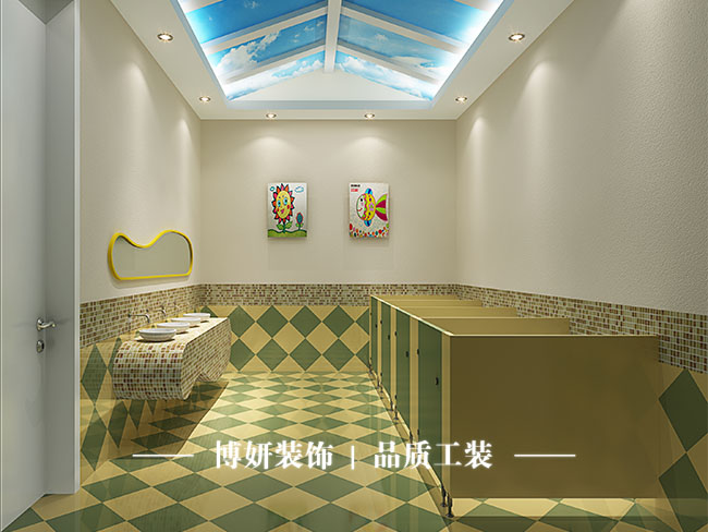 杭州幼儿园装修,环保材料,色彩心理学,幼儿园施工