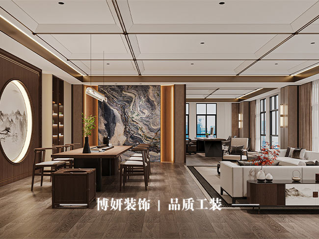 杭州办公室装修,商业空间装修,办公效率,实用美学