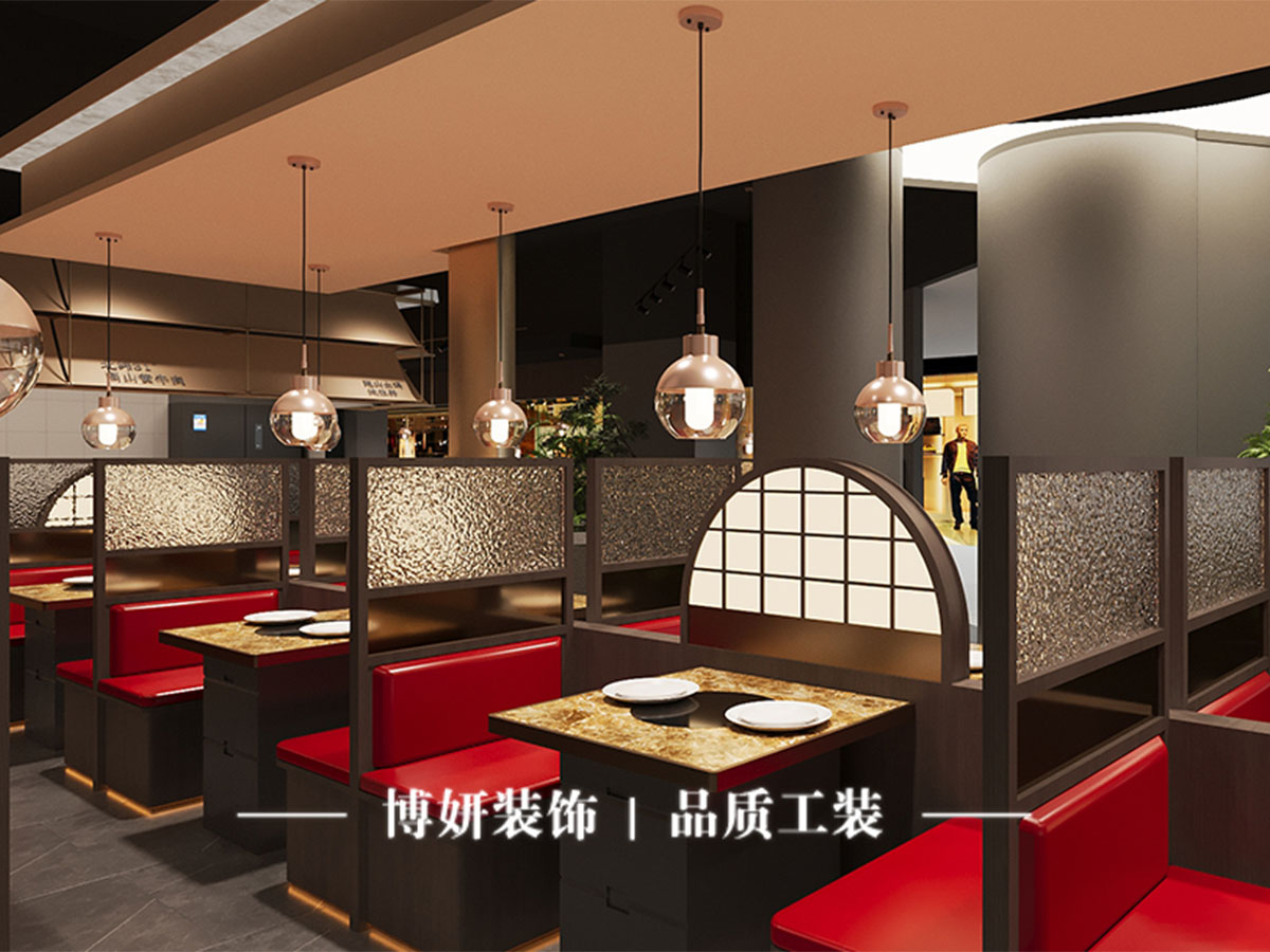 杭州火锅店装修,市井火锅设计,餐饮空间施工,杭州商业空间装修